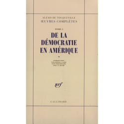 Oeuvres completes - i, 1 - de la democratie en amerique
