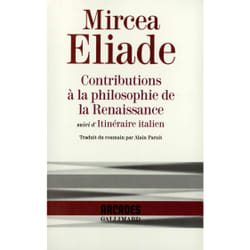 Contributions à la philosophie de la renaissance - itinéraire italien