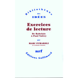 Exercices de lecture - de Rabelais à Paul Valéry
