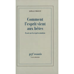 Comment l'esprit vient aux betes - essai sur la representation