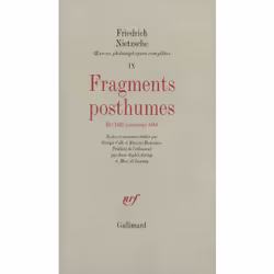 ISBN Fragments posthumes, Français, 936 pages