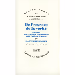 ISBN De l'essence de la vérité, Français, 384 pages