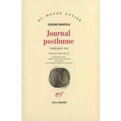 Journal posthume - poésies Tome 7