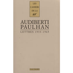 Les cahiers de la NRF : Lettres à Jean Paulhan : (1933-1965)