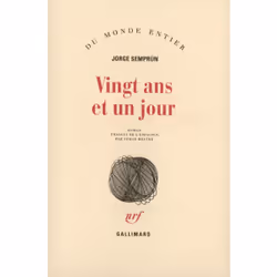 ISBN Vingt ans et un jour, Français, 304 pages