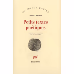 ISBN Petits textes poétiques, Français, 176 pages