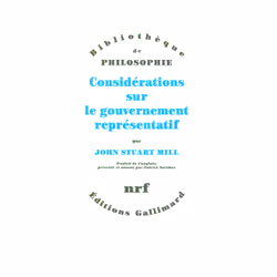 ISBN Considérations sur le gouvernement représentatif, Français, 352 pages
