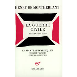 La guerre civile - piece en trois actes
