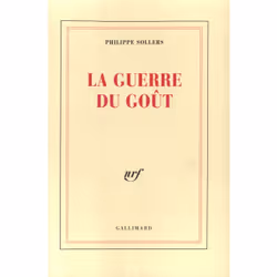 ISBN La Guerre du Goût, Français, 656 pages