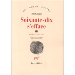 Soixante-dix s'efface Tome 3 - journal 1981-1985