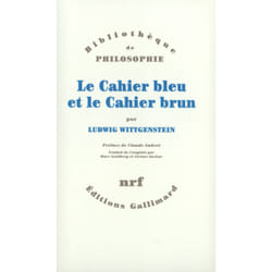Le cahier bleu et le cahier brun