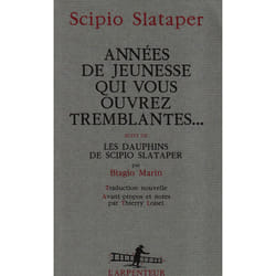 Annees de jeunesse qui vous ouvrez tremblantes