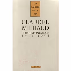 ISBN Correspondance avec Darius Milhaud, Français, 376 pages