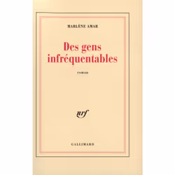 ISBN Des Gens infréquentables, Français, 144 pages
