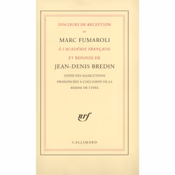 ISBN Discours de réception de Marc Fumaroli à l'Académie française et réponse de Jean-Denis Bredin, Français, 112 pages
