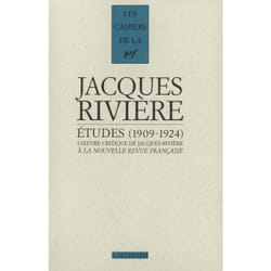 Jacques Rivière - études (1909-1924)