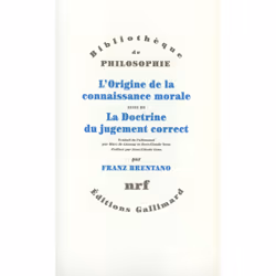 ISBN L'Origine de la connaissance morale, Français, 332 pages