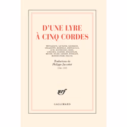 ISBN D'une lyre à cinq cordes, Français, 208 pages