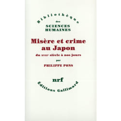 ISBN Misère et crime au Japon