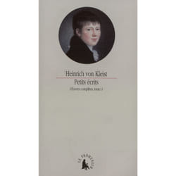 Oeuvres complètes Tome 1- petits écrits