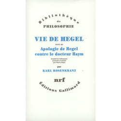 ISBN Vie de Hegel