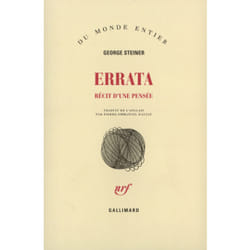 Errata - récit d'une pensée