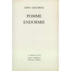 ISBN Pomme endormie
