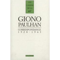Les cahiers de la NRF : correspondance - 1928-1963