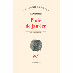 ISBN Pluie de janvier, Français, 160 pages