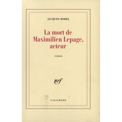 La Mort de Maximilien Lepage, acteur