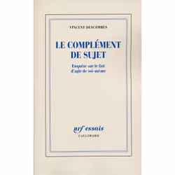 ISBN Le complément de sujet, Français, 540 pages