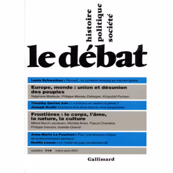 ISBN Le Débat, Français, 192 pages