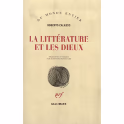 ISBN La littérature et les dieux, Français, 192 pages
