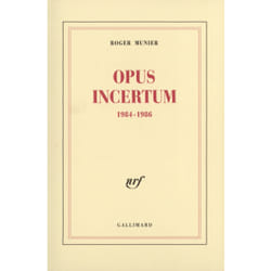 Opus incertum : (1984-1986)