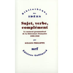 ISBN Sujet, verbe, complément