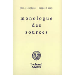 ISBN Monologue des sources