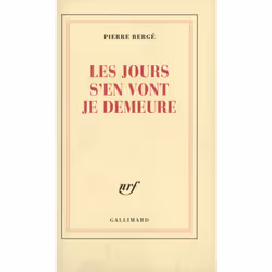 ISBN Les jours s'en vont je demeure, Français, 192 pages