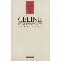ISBN Céline et l'actualité, Français, 534 pages