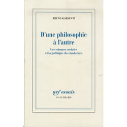 D'une philosophie à l'autre