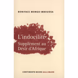 ISBN L'Indocilité, Français, 144 pages