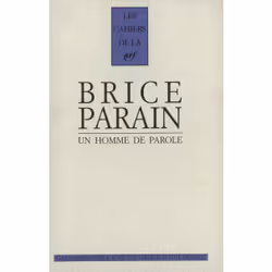 ISBN Brice Parain, un homme de parole, Français, 400 pages