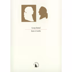 ISBN Kant et Goethe, Français, 104 pages