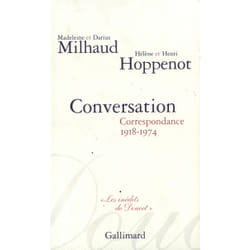 Conversation : Correspondance 1918-1974