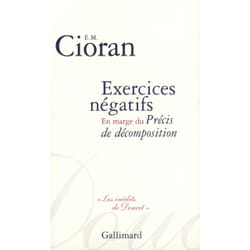 Exercices négatifs : En marge du «Précis de décomposition»