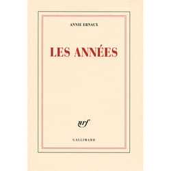 Éditions Gallimard LES ANNEES