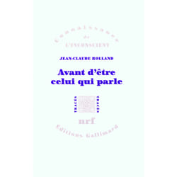 Avant d'etre celui qui parle
