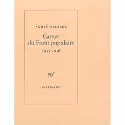 ISBN Carnet du Front populaire, Français, 128 pages