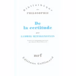 ISBN De La Certitude, philosophie, Français