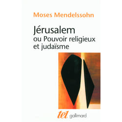 Jérusalem ou pouvoir religieux et judaïsme