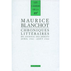 Chronique littéraire du journal des débats